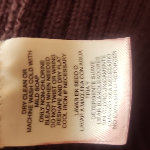 JONES NY SWEATER JACKET DEEP BROWN FULL ZIP - SUPER WARM 3X - Picture 8 of 12